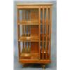 Image 1 : A fine quality Edwardian inlaid mahogany square revolving library bookcase 22"