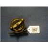 Image 1 : A 19th Century brass and Japanned fishing reel 2"