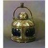 Image 1 : A 19th Century brass ships port and starboard lamp contained in a brass case by Smith Chamberlain