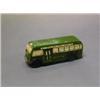 Image 1 : A tin plate clock work Green Line single decker bus