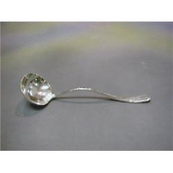 A silver soup ladle, Sheffield 1942 8 ozs