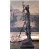 Image 3 : Noble Bronze Sculpture Lady Justice