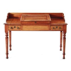 American Sheraton style mixed wood Desk (GT1514)