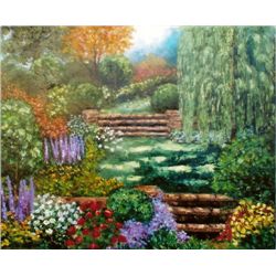 Wanda Kippenbrock, Garden Enchantment, Oil on Canvas