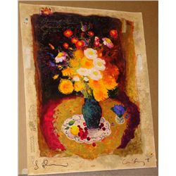 Alexander Wissotsky, Flowers in the Dark, Signed SS