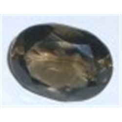 14.15 CARAT SMOKY TOPAZ *MINED IN COLORADO* CUT & FACETED GEMSTONE CAME OUT OF SAFE!!