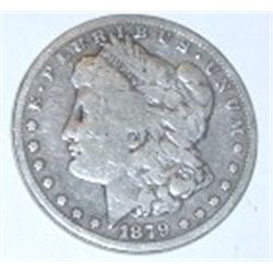 1879 MORGAN SILVER DOLLAR *NICE 2ND YEAR MORGAN SILVER DOLLAR* COIN CAME OUT OF SAFE DEPOSIT BOX*!!