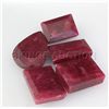 Image 1 : Ruby 113.10 ctw Loose Gemstone Mix Sizes & Shapes