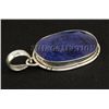 Image 2 : SAPPHIRE CORRUNDUM 48.93CTW SILVER PENDANT