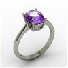 Image 1 : Amethyst 1.75 ctw Ring 14kt White Gold