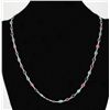 Image 1 : New Design Multi-color 17.10CT Bezel Silver Necklace 7.