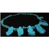 Image 2 : 543.00CTW BOLD BIG CHUNKY TURQUOISE FASHION NECKLACE