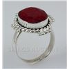Image 1 : RUBY CORRUNDUM 26.33CTW STERLING SILVER RING