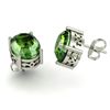 Image 1 : Tourmaline 5.80ctw Earring 14kt White Gold