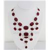 Image 1 : Lovely 533.50ctw Ruby Beryl Sterling Silver Necklace