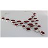 Image 2 : Lovely 533.50ctw Ruby Beryl Sterling Silver Necklace