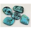 Image 1 : Natural Turquoise 207.90ctw Loose Gemstone 4pc Big Size