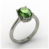 Image 1 : Tourmaline 2.30 ctw Ring 14kt White Gold