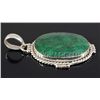 Image 2 : EMERALD BERYL 61.02CTW STERLING SILVER PENDANT