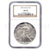 Image 1 : Certified Uncirculated Silver Eagle 1987 MS69