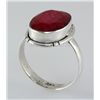 Image 1 : RUBY CORRUNDUM 21.93CTW STERLING SILVER RING