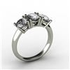 Image 3 : 2.25 ctw Three Stone Diamond Brilliant Ring H, SI2