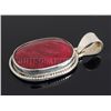 Image 2 : RUBY CORRUNDUM 38.01CTW STERLING SILVER PENDANT