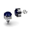 Image 1 : Sapphire 3.20ctw Earring 14kt White Gold