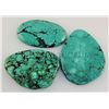 Image 1 : Natural Turquoise 191.40ctw Loose Gemstone 3pc Big Size