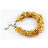 Image 1 : 233.41CTW 7in. YELLOW QUARTZ CHIPPED STONE BRACELET MET