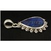 Image 2 : SAPPHIRE CORRUNDUM 31.51CTW SILVER PENDANT