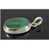 Image 2 : EMERALD BERYL 33.67CTW STERLING SILVER PENDANT
