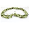 Image 2 : 739.00CTW 21in. GREENCHARTREUSE CHIPPED STONE NECKLACE