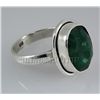Image 2 : EMERALD BERYL 22.67CTW STERLING SILVER RING