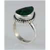 Image 1 : EMERALD BERYL 22.66CTW STERLING SILVER RING