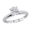 Image 1 : 0.50 ct Round cut Diamond Solitaire Ring, G-H, I