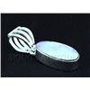 Image 2 : Natural Opal Doublet 10.85ctw Bezel Design .925 Pendant