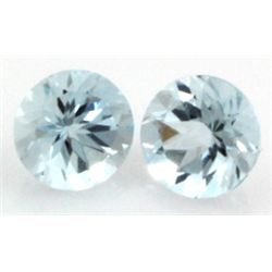 7mm GENUINE FACETED AAA - NATURAL AQUAMARINE