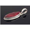 Image 2 : RUBY CORRUNDUM 26.22CTW STERLING SILVER PENDANT