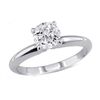 Image 1 : 0.50 ct Round cut Diamond Solitaire Ring, G-H, VS