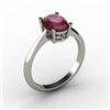 Image 1 : Ruby 1.55 ctw Ring 14kt White Gold