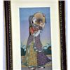 Image 1 : 2D Lady Playing Music GemsPainting size 11in.x17in.