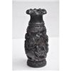 Image 1 : Dark Color Haldu Wood Flower Vase size 10in.x4.5in.