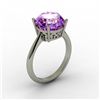Image 1 : Amethyst 3.30 ctw Ring 14kt White Gold