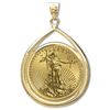 Image 2 : 2012 1/2 oz Gold Eagle Teardrop Pendant (Prong Bezel) 1