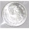 Image 1 : 1965 MEXICO SILVER 1 PESO *RARE BRLLIANT UNC HIGH GRADE*!! COIN CAME OUT OF SAFE!!