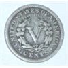 Image 2 : 1899 LIBERTY HEAD "V" NICKEL RED BOOK VALUE IS $15.00+ *NICE EARLY FINE GRADE NICKEL*!!