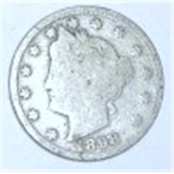 1898 LIBERTY HEAD "V" NICKEL *NICE KEY DATE EARLY NICKEL*!! COIN CAME OUT OF SAFE!!