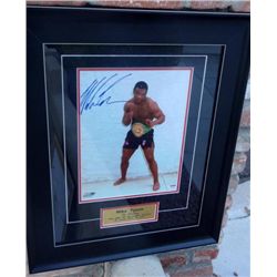 Framed Signed Mike Tyson Photo 16x20