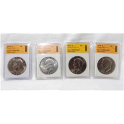 1971-D/1974-D Eisenhower Dollars SGS Certified